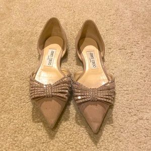 Well-loved Jimmy Choo flats! Original box and dust bag, super cute!!